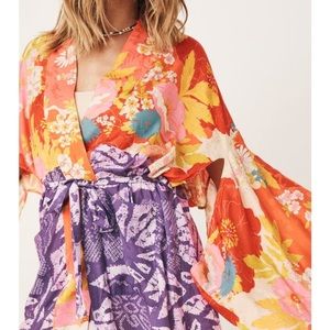 Chilli Tropicana Tyler Short Robe S/M
